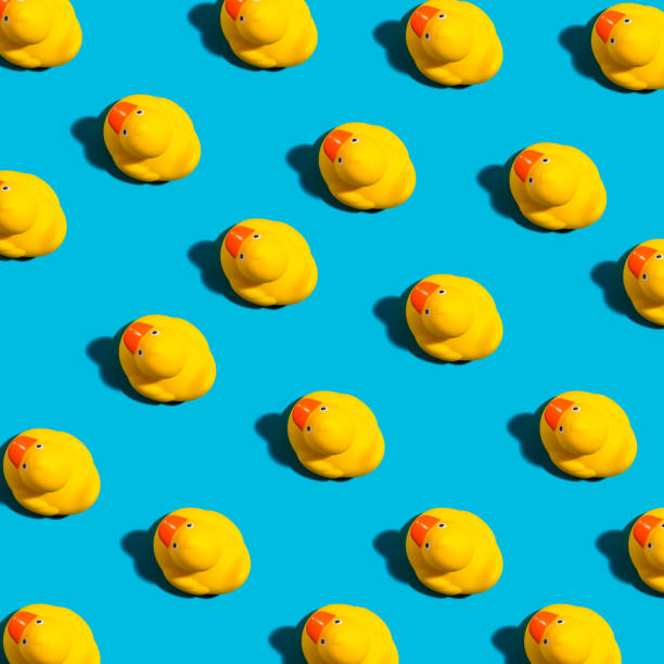 istock Collection of yellow rubber ducks 1044936102