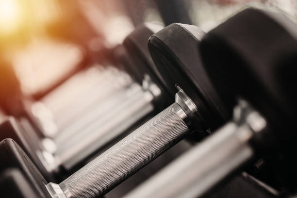 istock dumbbells in the gym 1044943992