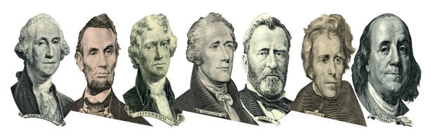 portrety prezydentów i polityków z dolarów - royal bank of canada zdjęcia i obrazy z banku zdjęć