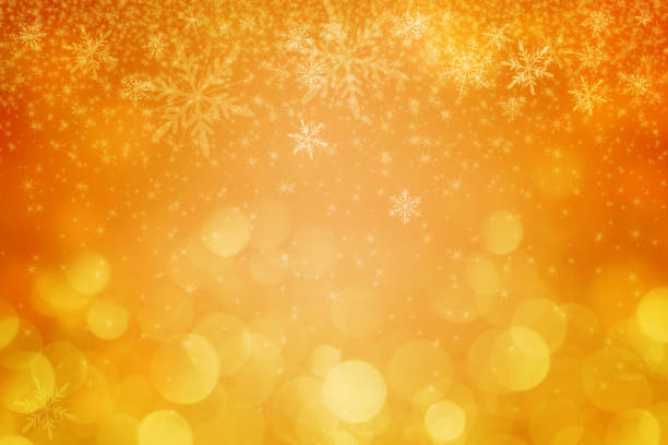 Christmas Background with Snowflakes stock photo