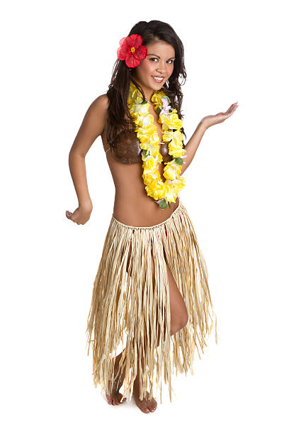 Hula Dancer stock photo