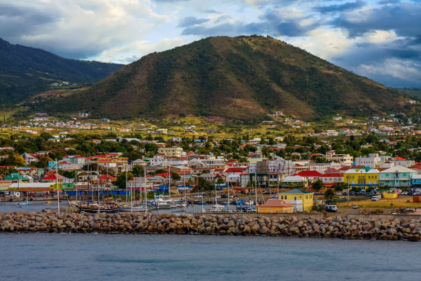 istock Colorful Coastal Harbor and Town 1044964974