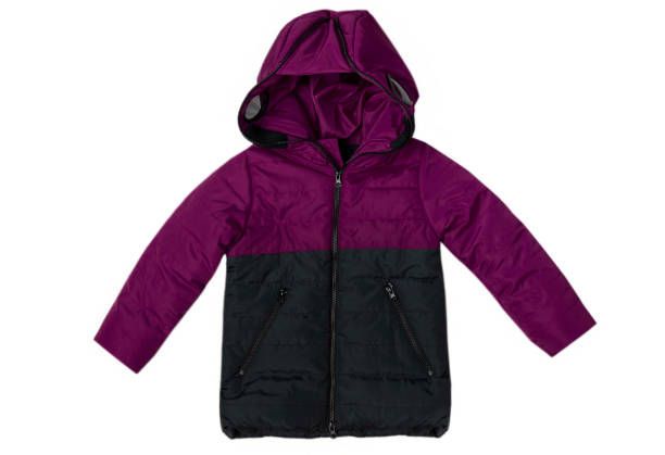 istock Warm jacket with hood isolated on white background 1044967766