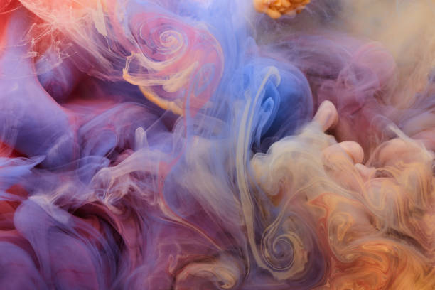 istock Acrylic color paints are in the water 1044972740