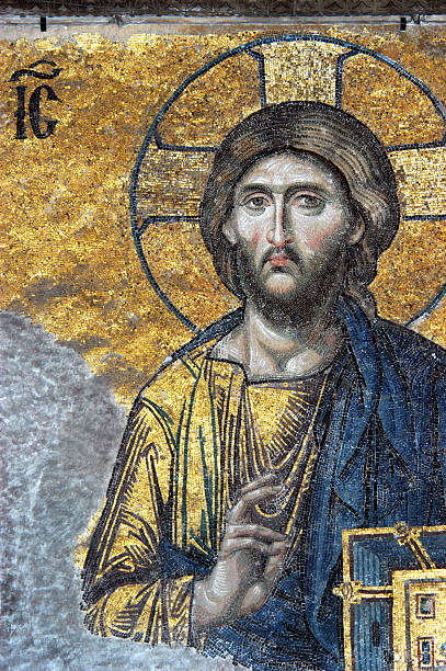 istock Mosaic of Jesus Christ 104497717