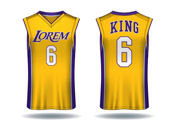 istock Basketball jersey, Tank top sport illustration. 1044979086