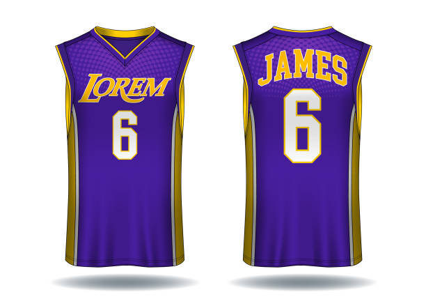 istock Basketball jersey, Tank top sport illustration. 1044979100