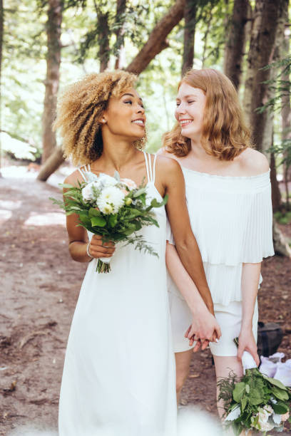 istock Beautiful couple on their wedding day 1044985714