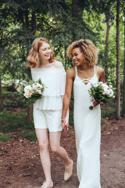 istock Beautiful couple on their wedding day 1044985748