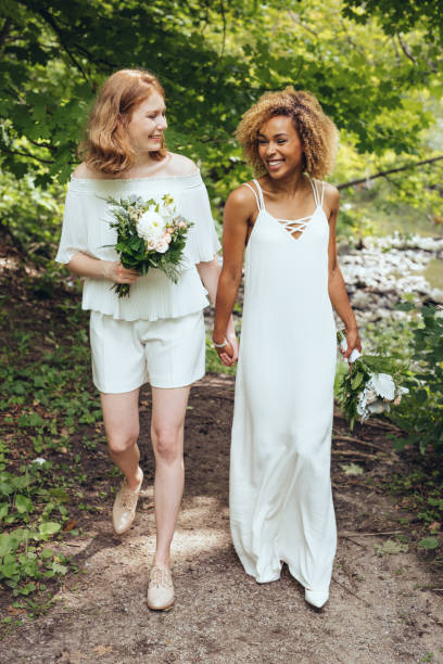 istock Beautiful couple on their wedding day 1044985752
