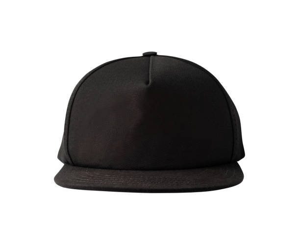 голова snapback - black cap стоковые фото и изображения