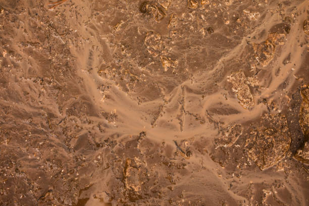 istock Natural background - muddy soil shot from above 1044989556
