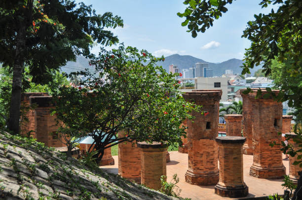 Po Nagar is a Cham temple tower founded sometime before 781 C.E. and located in the medieval principality of Kauthara, near modern Nha Trang in Vietnam