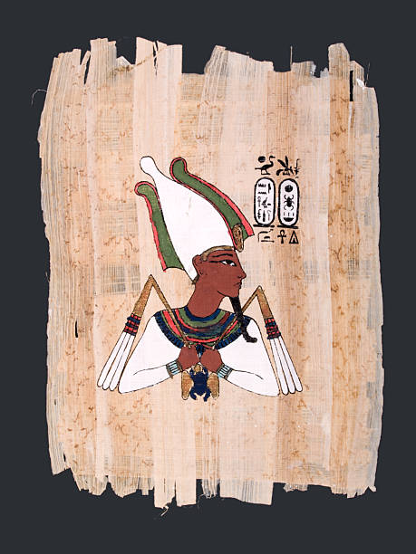 istock papyrus painting of ancient Egyptian god Osiris 104499361