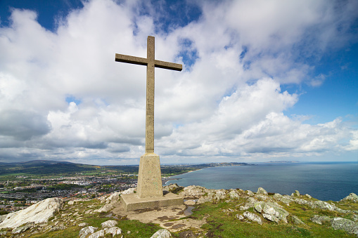 Lake Junaluska cross in western north Carolina