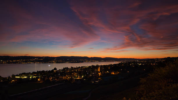 istock Lake of Zurich - Sunset 1045008284