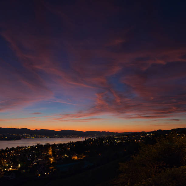 istock Lake of Zurich - Sunset 1045008322
