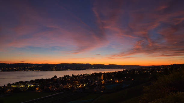 istock Lake of Zurich - Sunset 1045008364