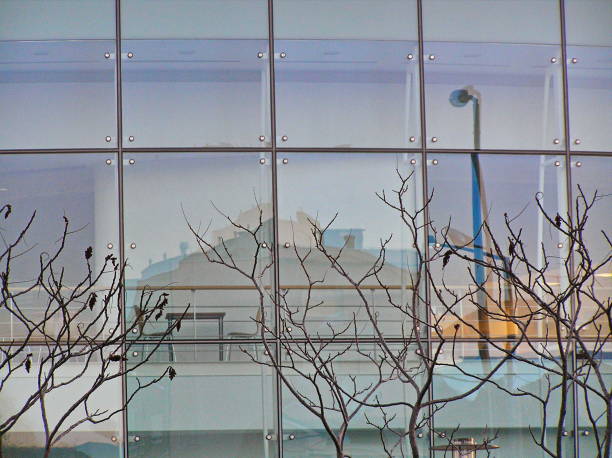 istock modern architecture - details - metal/glass 1045008736
