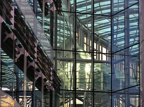 istock modern architecture - details - metal/glass 1045008830