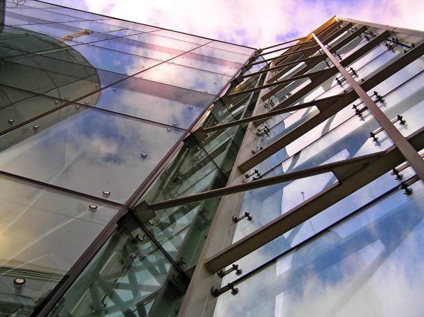 istock modern architecture - details - metal/glass 1045008844