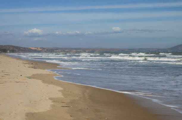 istock Windy day on sandy beach in Mui Ne, Vietnam 1045012142
