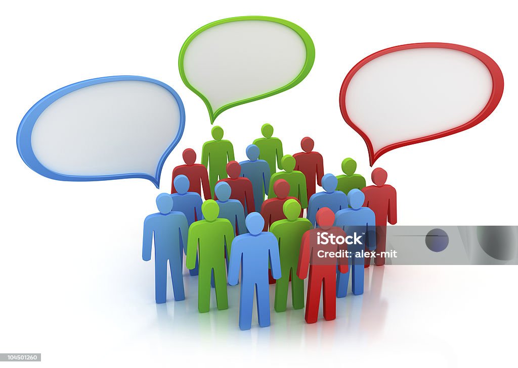 Diferent views of people group  Blank Stock Photo