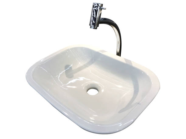 istock Bathroom sink with faucet 1045012914