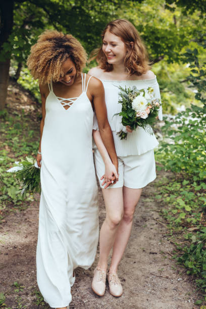 istock Beautiful couple on their wedding day 1045020702
