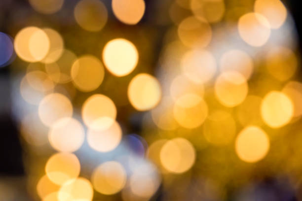 istock Blurry abstract background image of defocused lights 1045029250