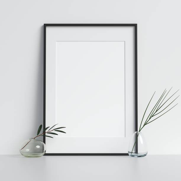 istock Frame or Poster Mockup in Interior with Decoration 1045029652