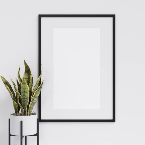 istock Frame or Poster Mockup in Interior with Decoration 1045030094