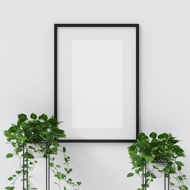 istock Frame or Poster Mockup in Interior with Decoration 1045030170