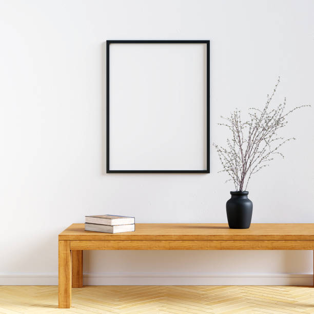 istock Frame or Poster Mockup in Interior with Decoration 1045032436