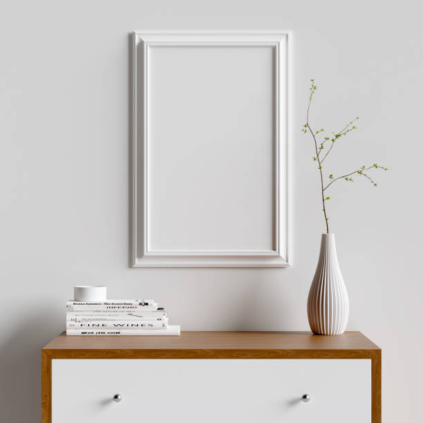 istock Frame or Poster Mockup in Interior with Decoration 1045032456