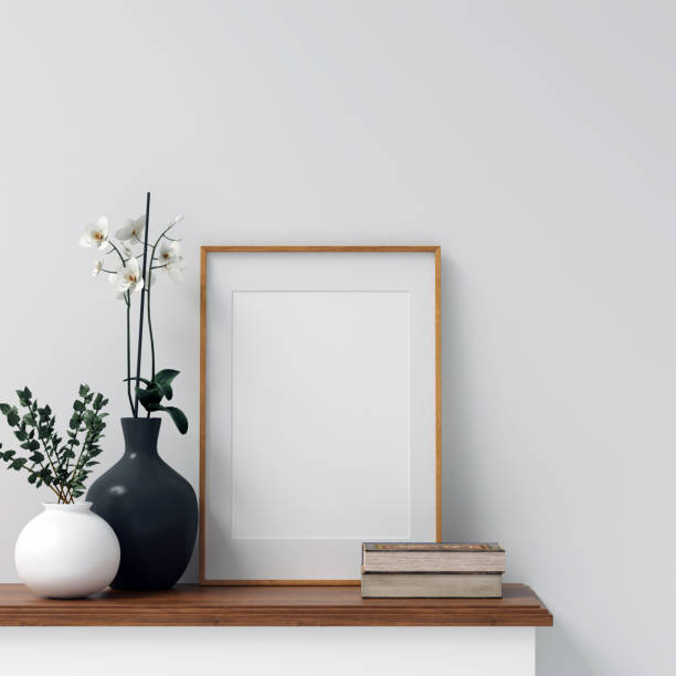 istock Frame or Poster Mockup in Interior with Decoration 1045032714