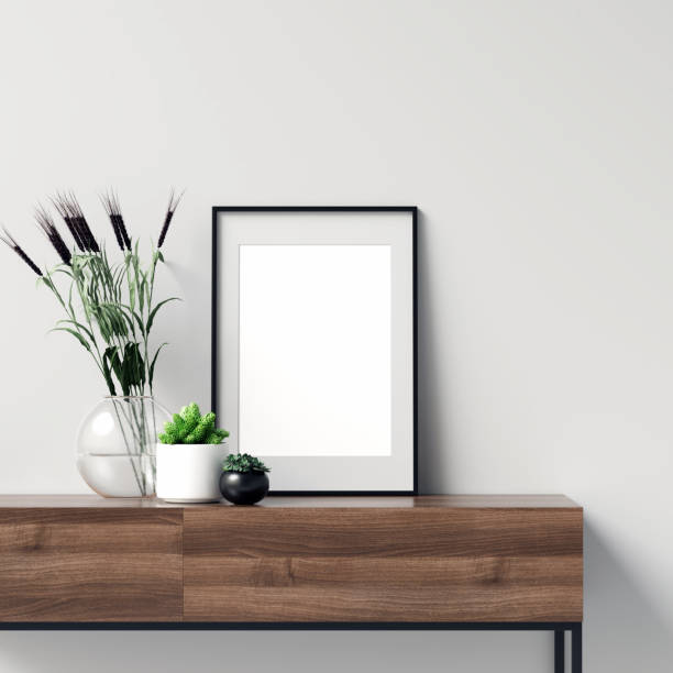 istock Frame or Poster Mockup in Interior with Decoration 1045032790