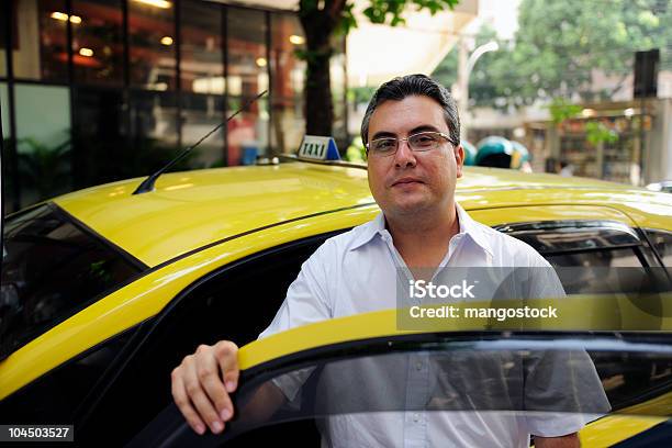Portrait Of A Taxi Driver Stock Photo - Download Image Now - Taxi Driver, Taxi, Driver - Occupation
