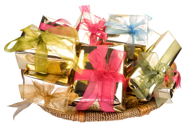 istock close up pile of shiny gift boxes 1045044300