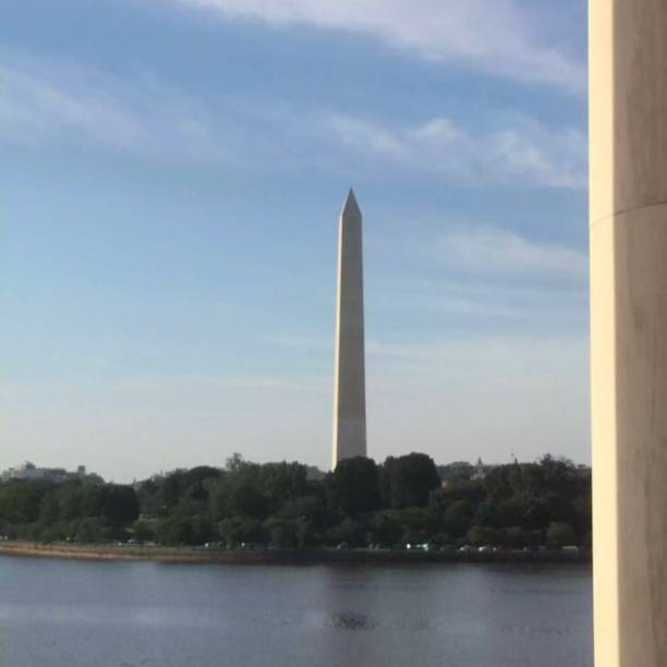 istock Washington Monument Viewed from the Jefferson Memorial 1045048860