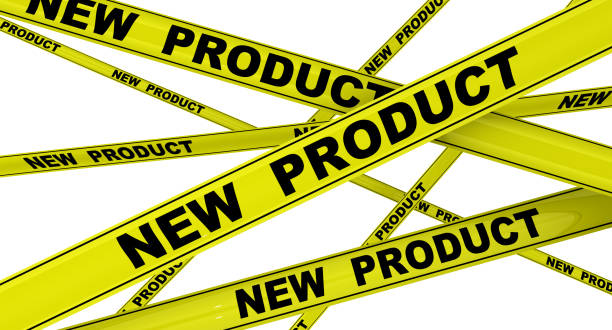 istock New product. Yellow warning tapes 1045048918