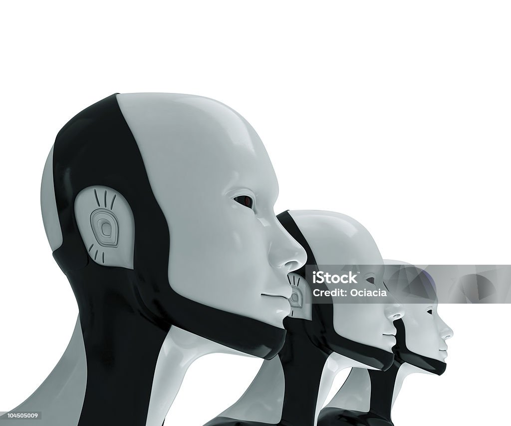 Nuovo sofisticate macchine robotica - Foto stock royalty-free di Cyborg