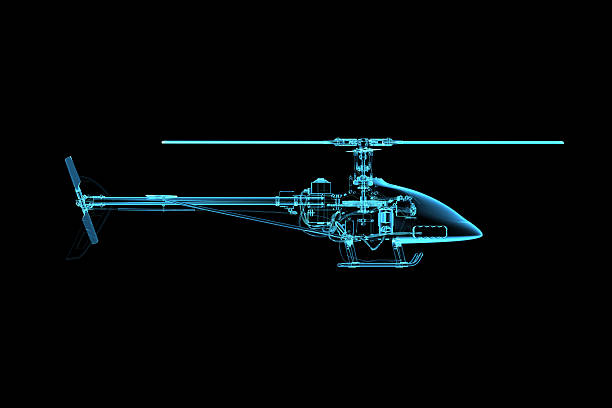 istock 3D rendered x-ray transparent blue helicopter 104506123
