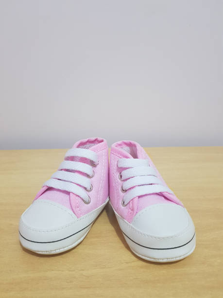 istock Pink children's sneaker 1045063504