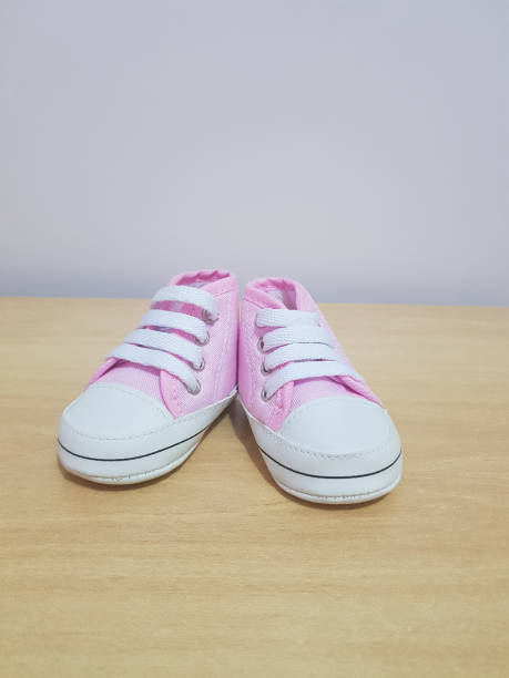 istock Pink children's sneaker 1045063510