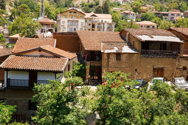 istock Old and new houses 1045064166