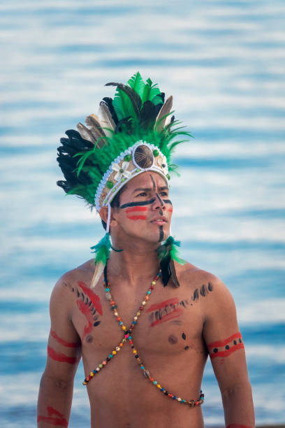 istock Indian at the border of a river 1045070186