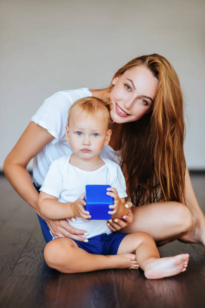 istock Young mother with her little son 1045074684