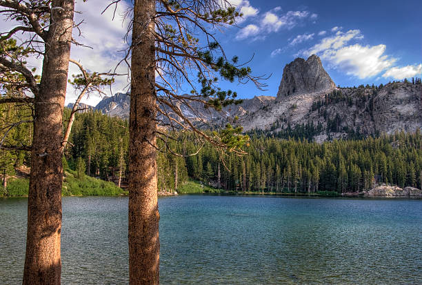 Mountain Lake stock photo