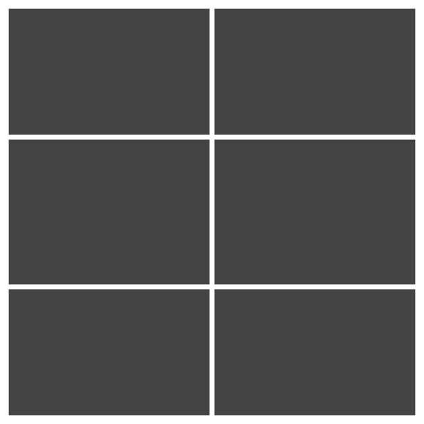 istock Frame for photo collage or picture vector illustration. Template frame for photo.  Layers grouped for easy editing illustration. For your design. 1045106244